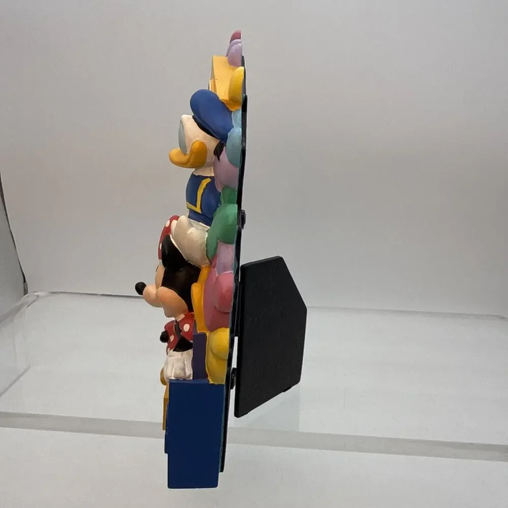 Disney World Mickey Friends Minnie Donald Goofy 3D Picture Photo Frame 4”x6”